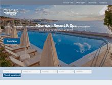 Tablet Screenshot of miramarecrete.gr